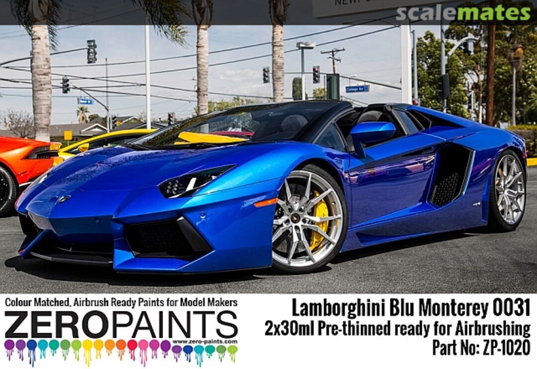 Boxart Lamborghini Blu Monterey  Zero Paints
