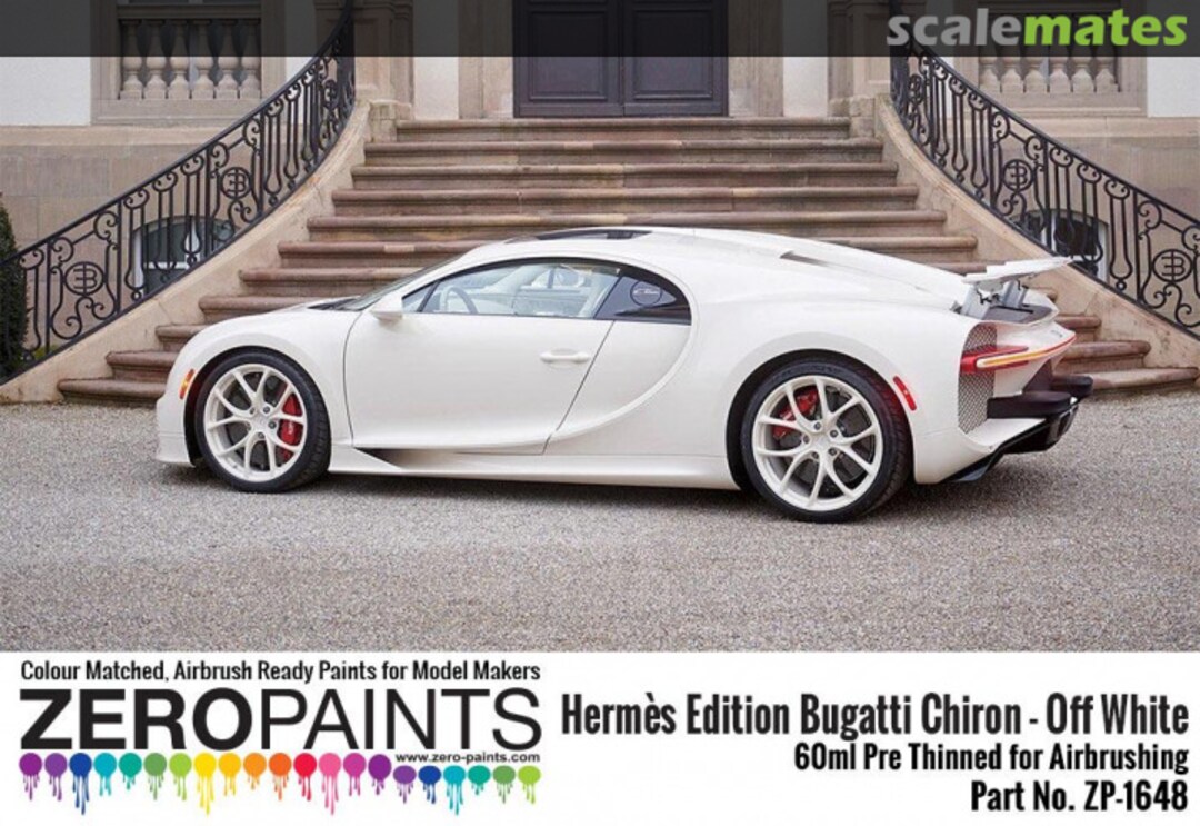 Boxart Hermès Edition Bugatti Chiron Off White ZP-1648/30 Zero Paints