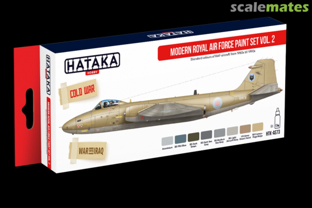 Boxart Modern Royal Air Force paint set vol. 2 HTK-AS73 Hataka Hobby Red Line