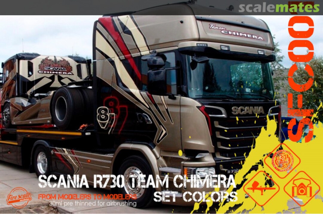 Boxart Scania R730 colors Set  Fire Scale Colors