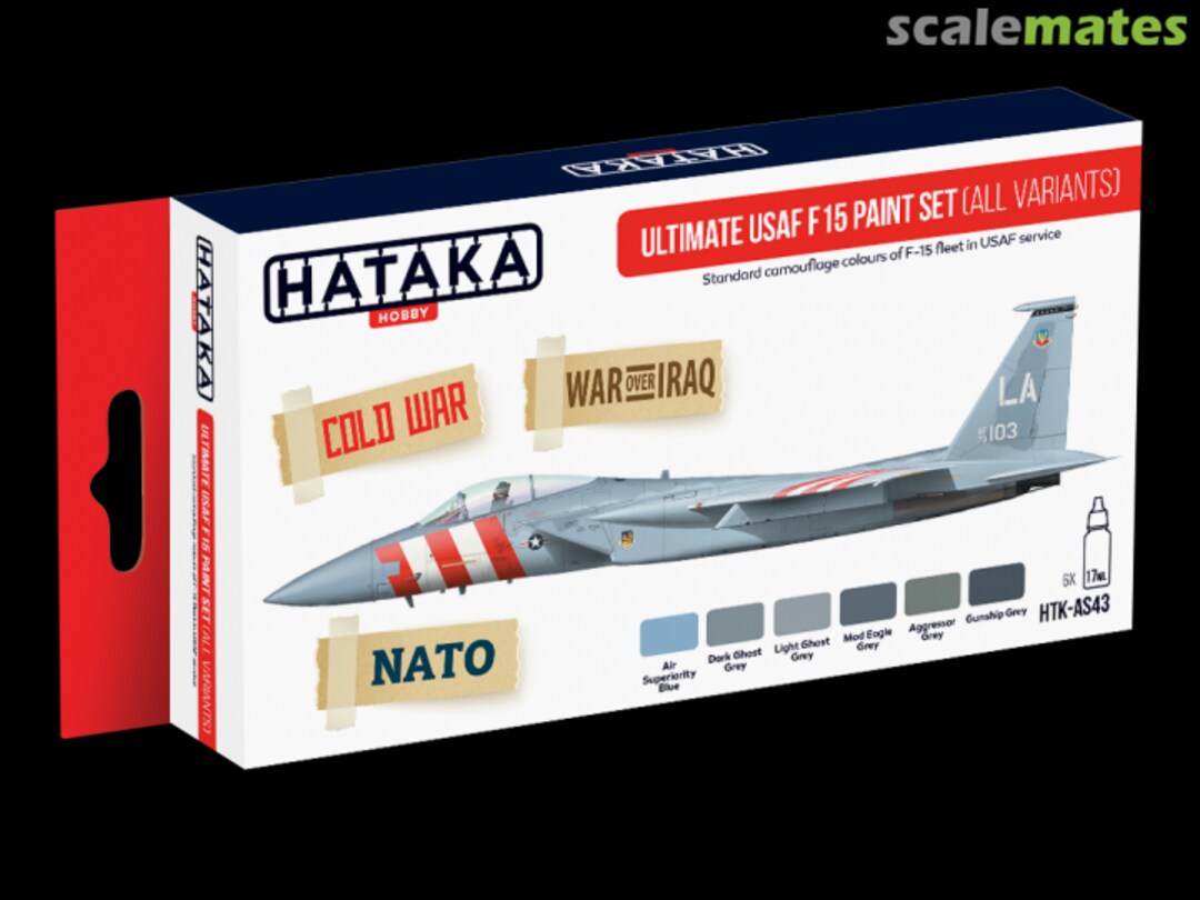 Boxart Ultimate USAF F-15 paint set (all variants) HTK-AS43 Hataka Hobby Red Line