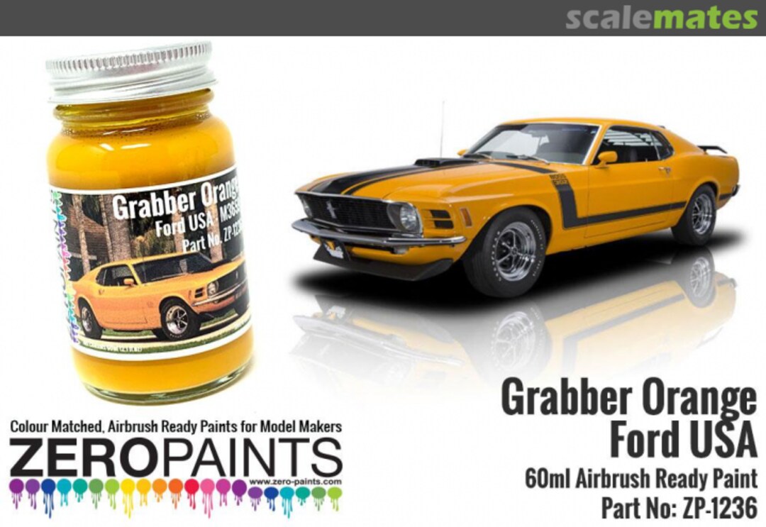 Boxart Grabber Orange Ford Mustang M3659  Zero Paints