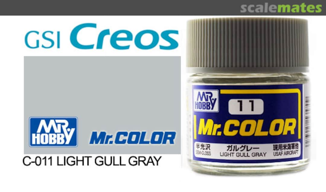 Boxart Light Gull Gray C11 Mr. COLOR