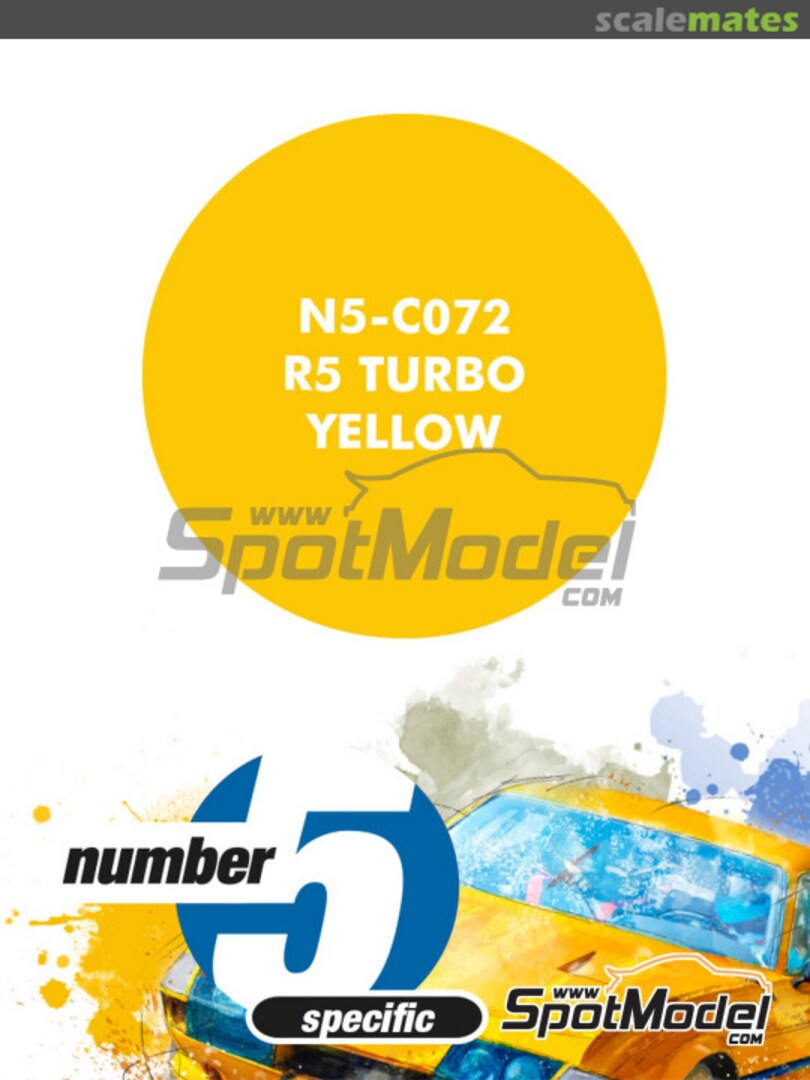 Boxart R5 Turbo Yellow  Number Five