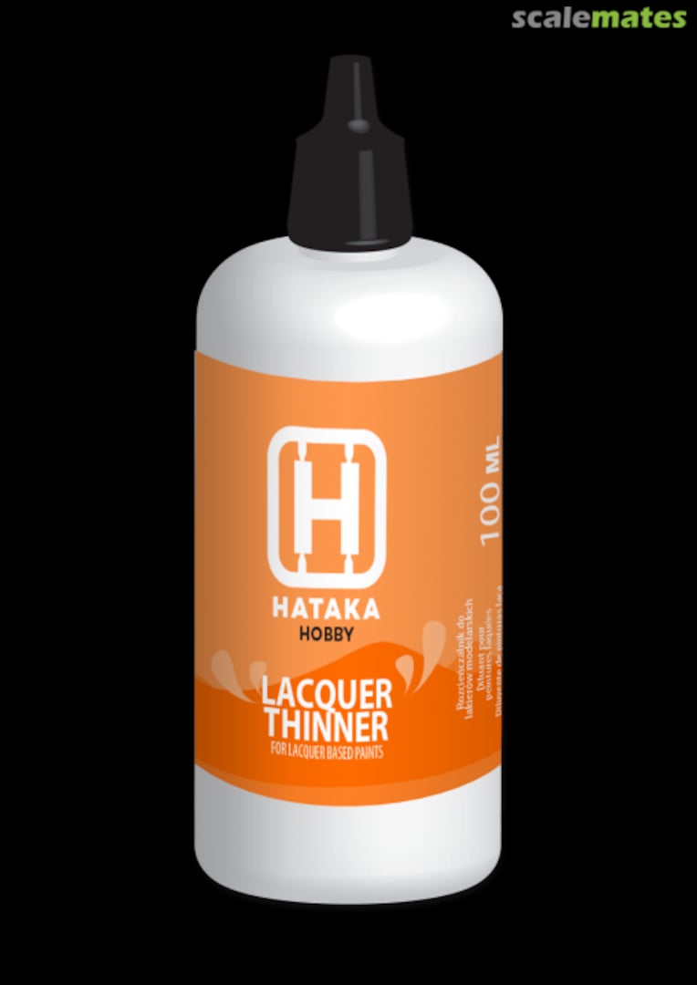 Boxart Lacquer Thinner HTK-XP03 Hataka Hobby Orange Line