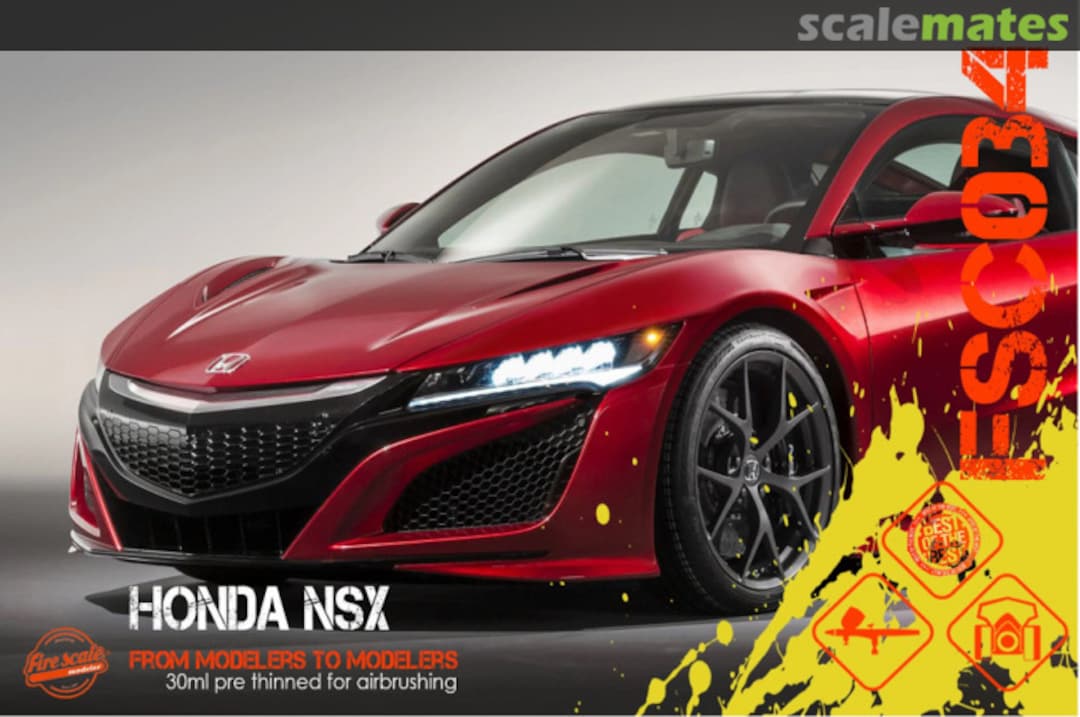 Boxart Honda NSX (2015)  Fire Scale Colors