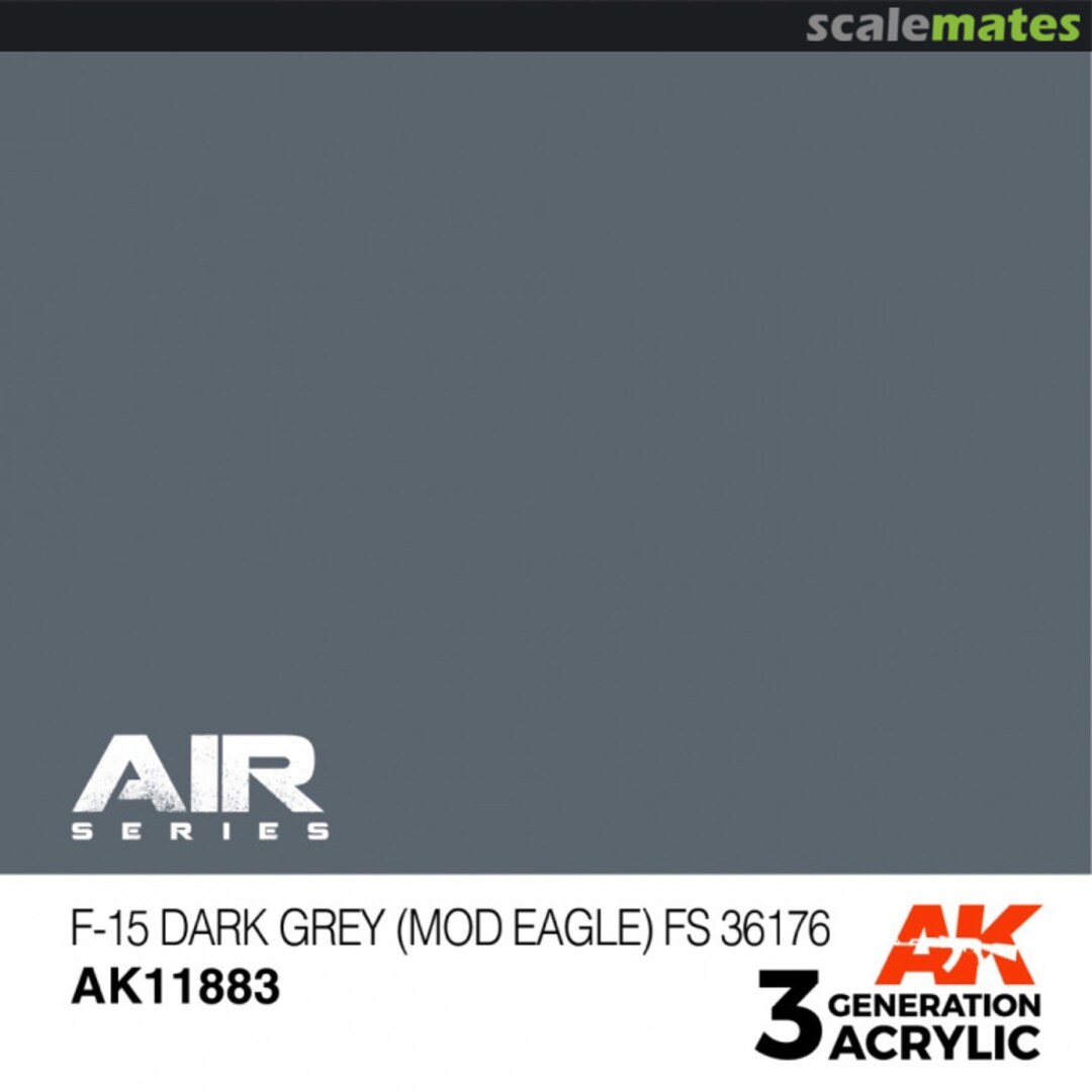 Boxart F-15 Dark Grey (Mod Eagle) FS 36176  AK 3rd Generation - Air