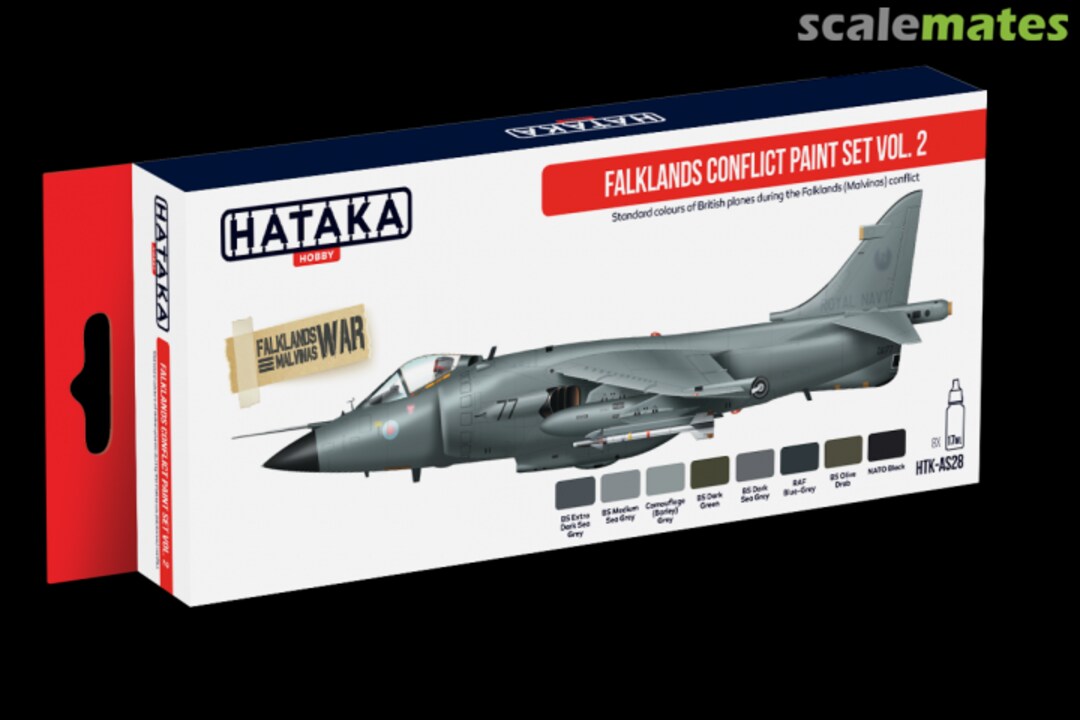 Boxart Falklands Conflict paint set vol. 2 HTK-AS28 Hataka Hobby