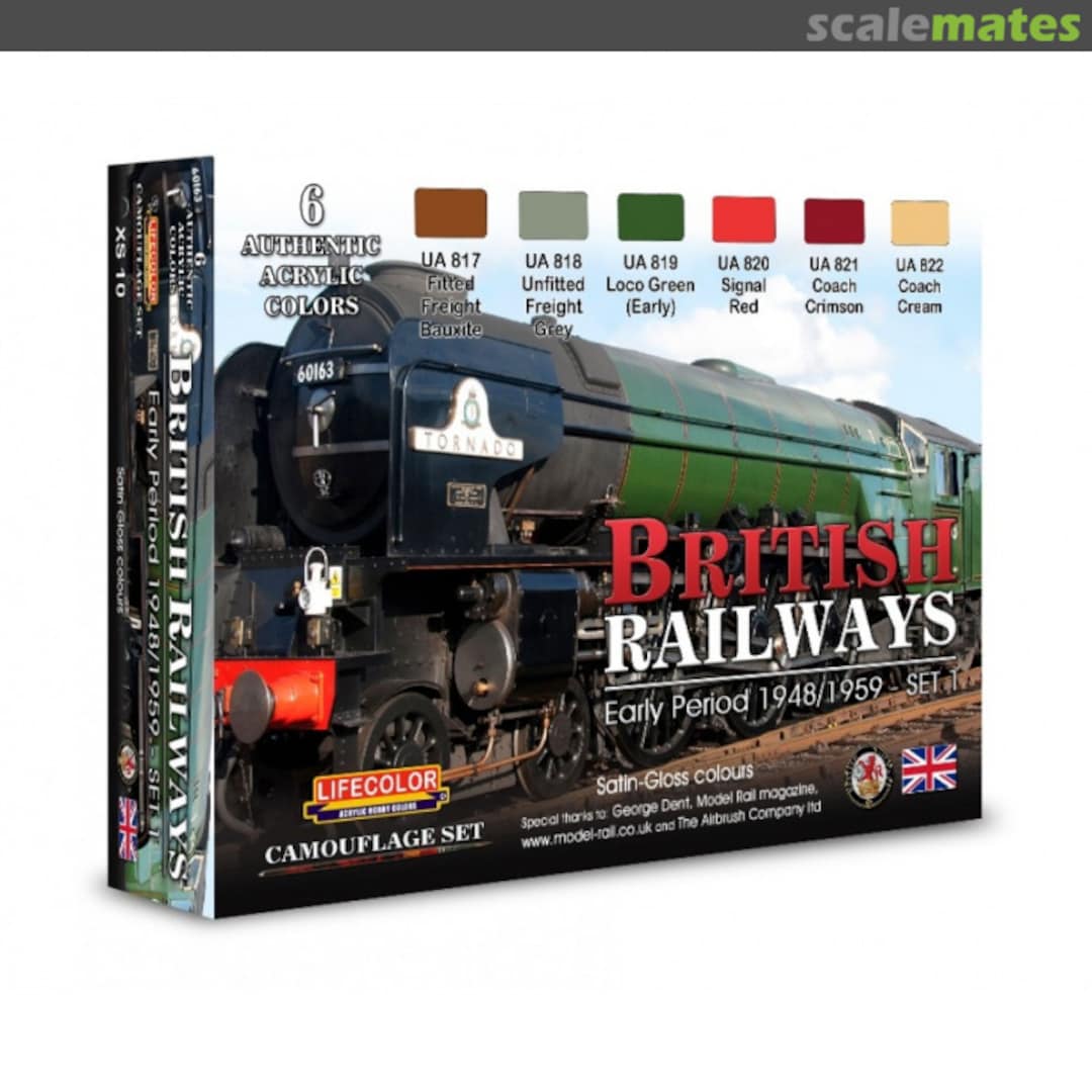 Boxart British Railways - Early Period 1948/1959 - Set 1  Lifecolor