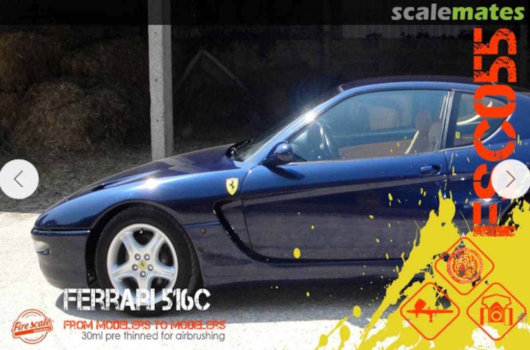 Boxart Ferrari 516C  Fire Scale Colors