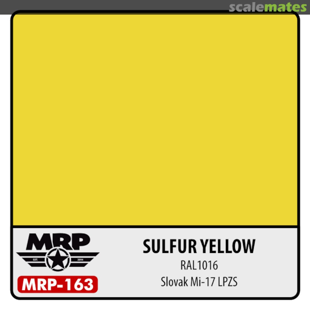 Boxart Sulfur Yellow (RAL 1016) Slovack Mi-17 LPZS  MR.Paint
