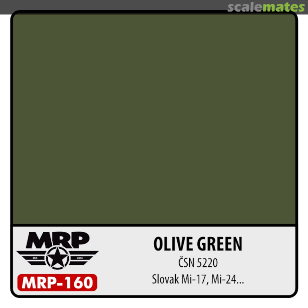 Boxart Olive Green (CSN 5220) Slovak Mi-17, Mi-24..  MR.Paint