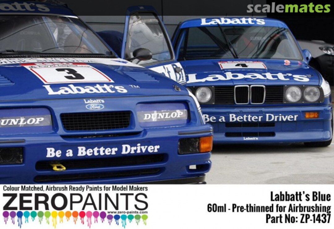Boxart Labatt's Blue (BMW M3, Ford Sierra RS500 Cosworth)  Zero Paints