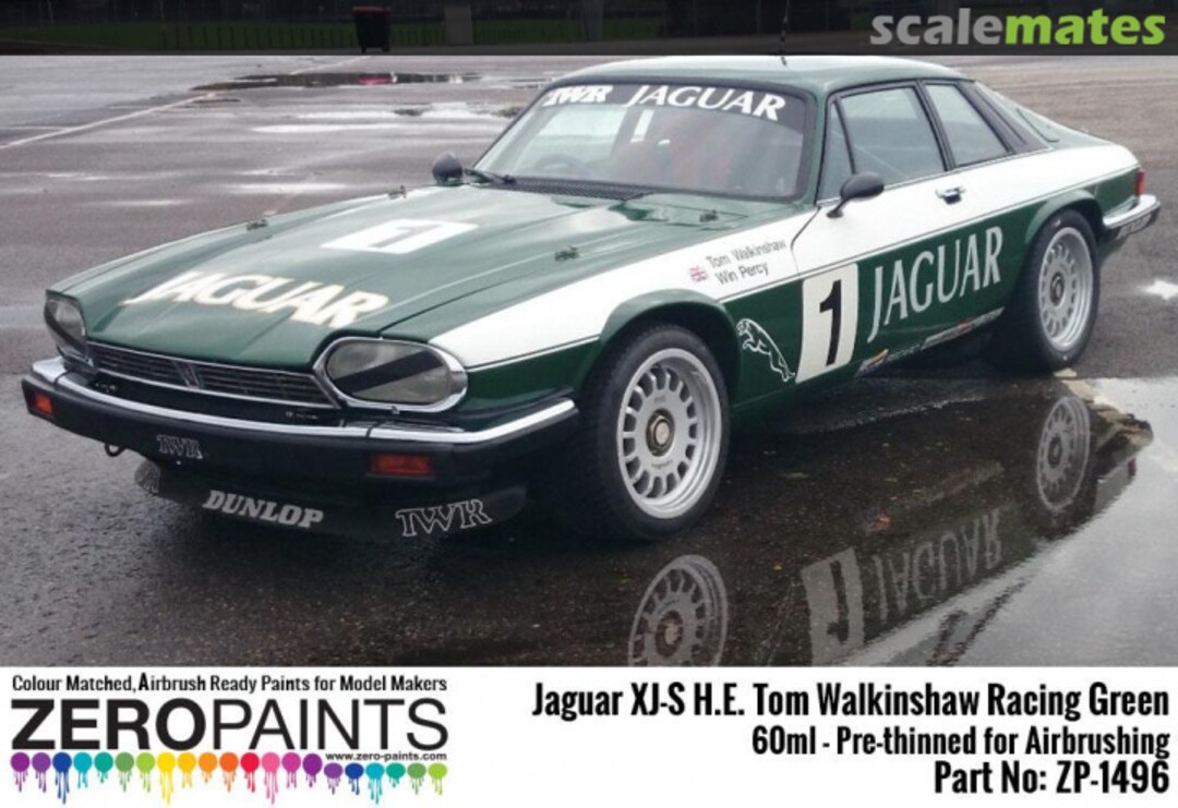 Boxart Verde Jaguar XJ-S Tom Walkinshaw Racing Green ZP-1496 Zero Paints