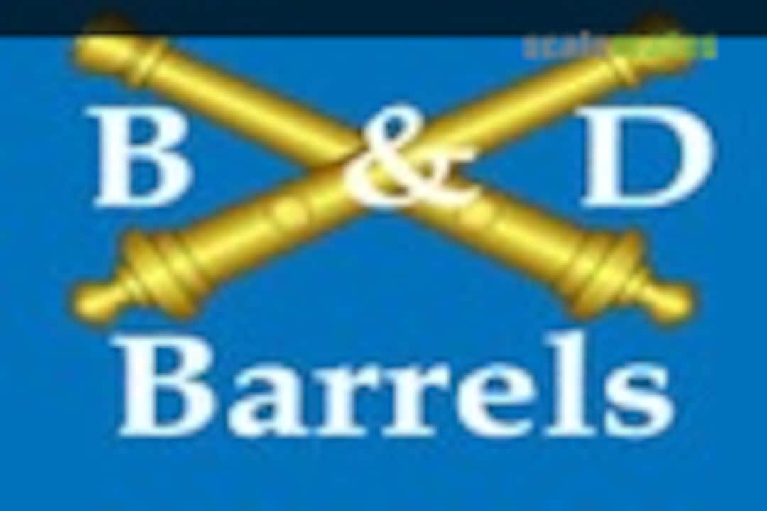 1:350 Brass Barrels SMS Baden/Bayern Super Set German WWI 15in main and 5.9in secondary guns (B&D Barrels BDB35057)