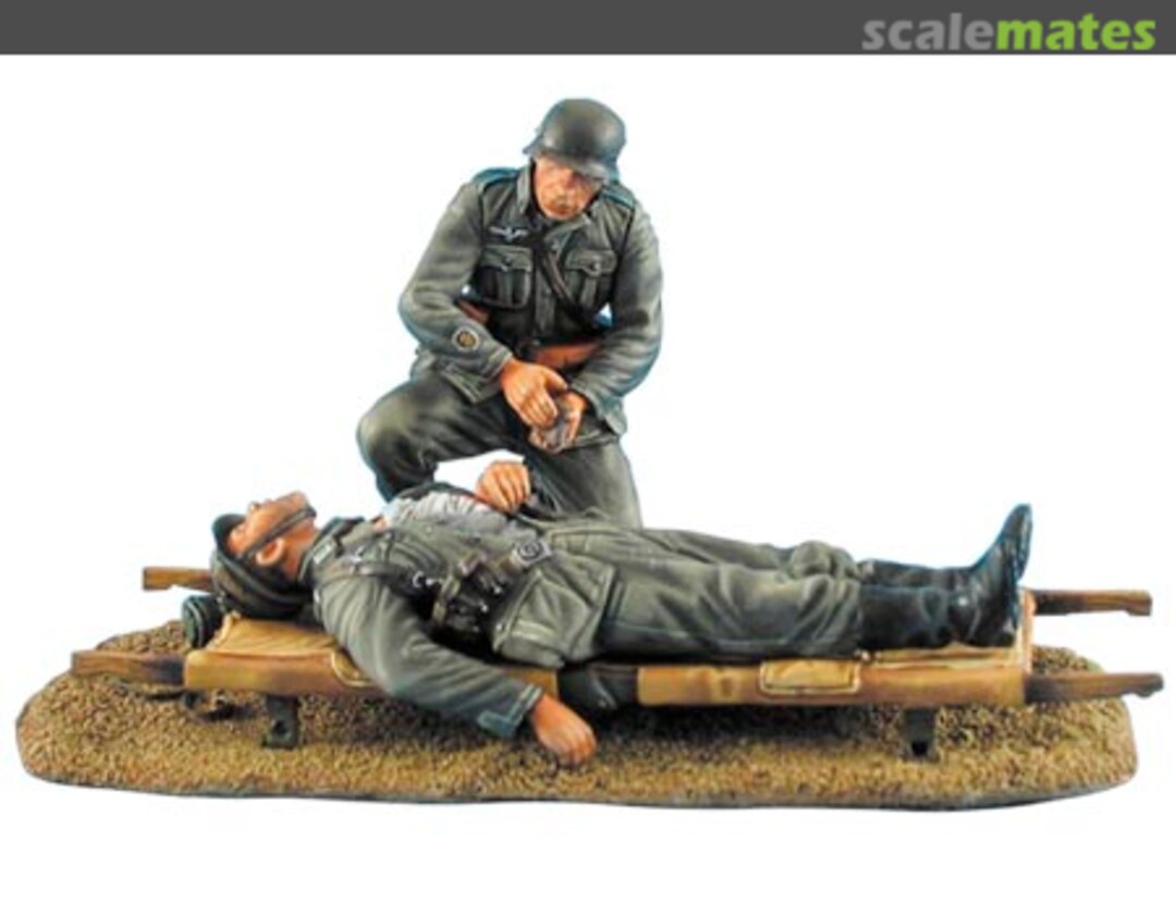 Boxart Medic Treating Soldier in Stretcher FL35106 First Legion