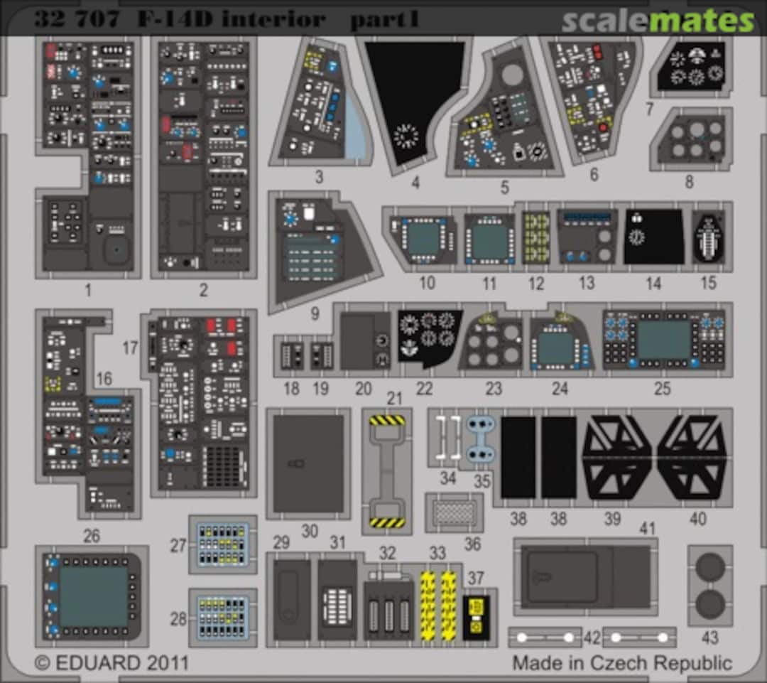 Boxart F-14D interior S. A. 32707 Eduard Boxart F-14D interior S. A. 32707 Eduard