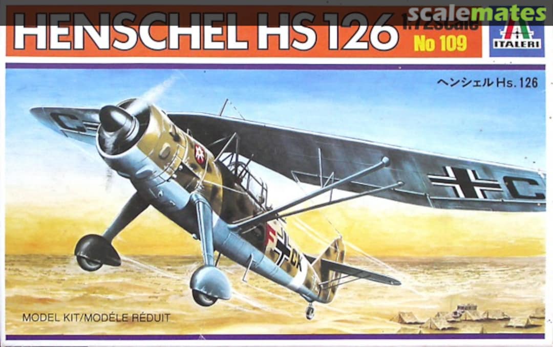 Boxart Henschel Hs 126 109 Italeri