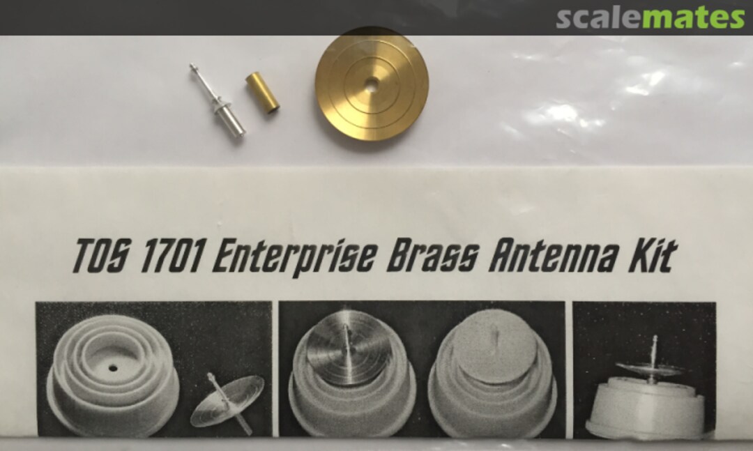 Boxart TOS 1701 Enterprise Brass Antenna Kit Garage Kit Boxart TOS 1701 Enterprise Brass Antenna Kit Garage Kit