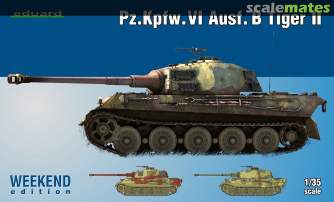 Boxart Pz.Kpfw.VI Ausf. B Tiger II 3741 Eduard Boxart Pz.Kpfw.VI Ausf. B Tiger II 3741 Eduard