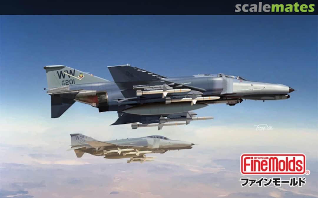 Boxart U.S. Air Force F-4G Wild Weasel Gulf War FF12 Fine Molds
