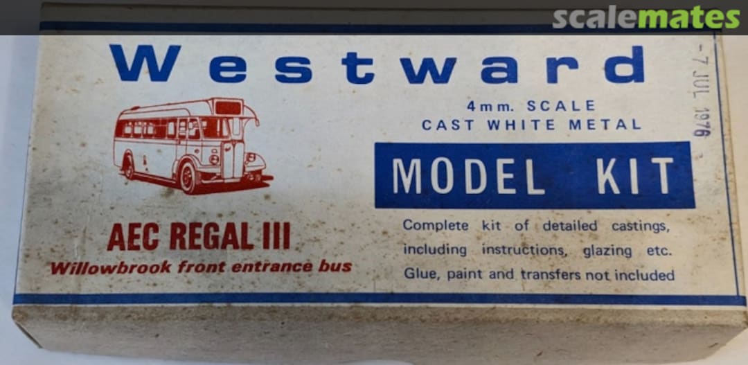 Boxart AEC Regal III Willowbrook Front Entrance Bus 30 Westward Boxart AEC Regal III Willowbrook Front Entrance Bus 30 Westward