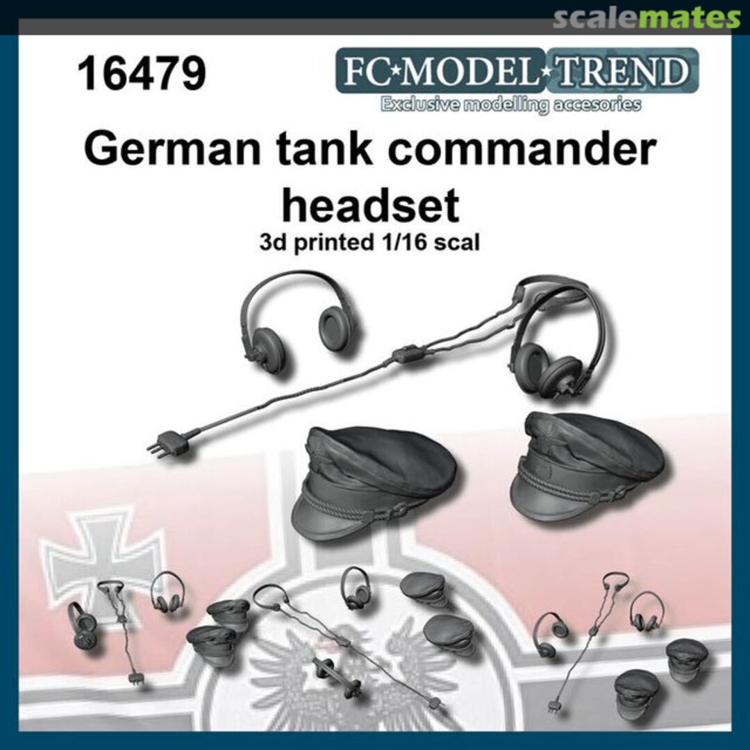 Boxart German Tank Commander Headset 16479 FC Model Trend