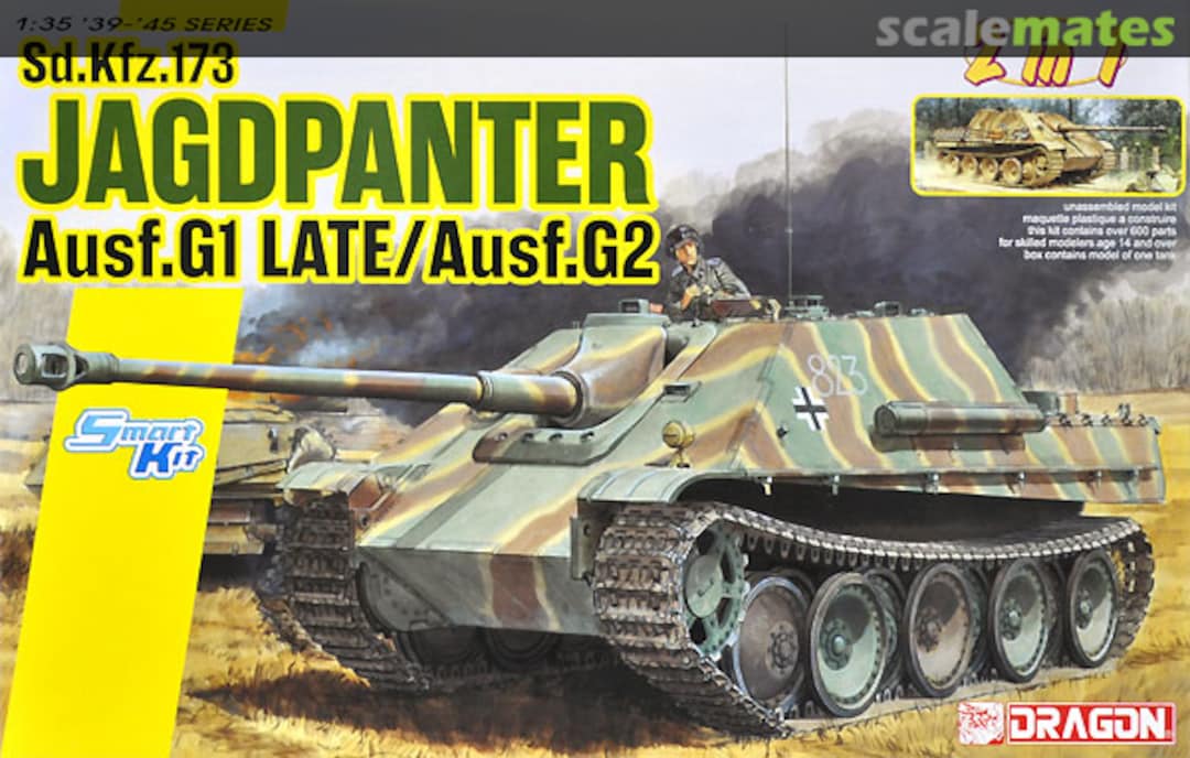 Boxart Jagdpanther Ausf.G1 Late Production / Ausf.G2 6924 Dragon