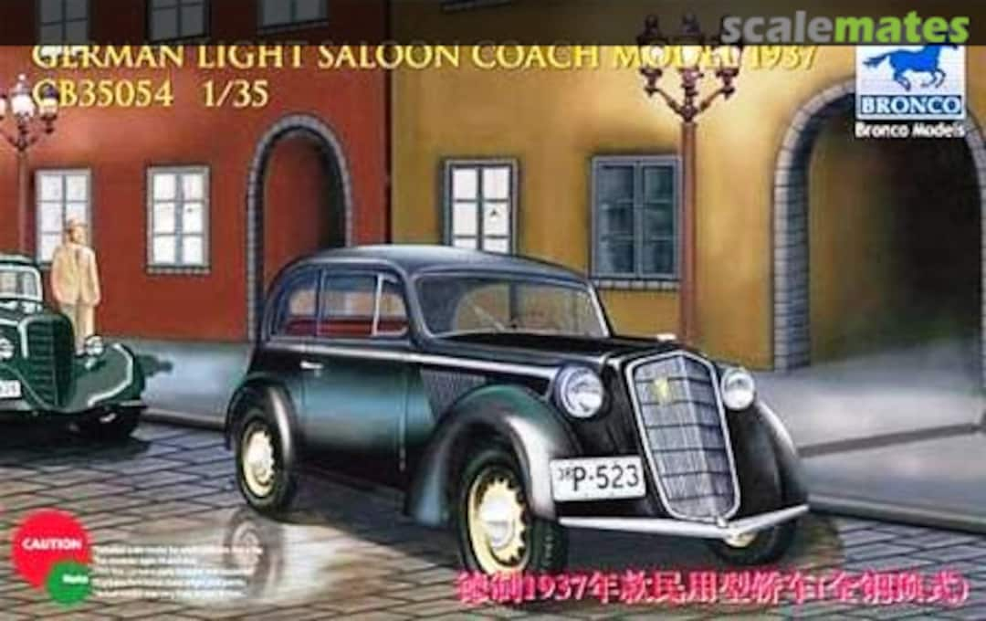 Boxart Light Saloon Coach CB35054 Bronco