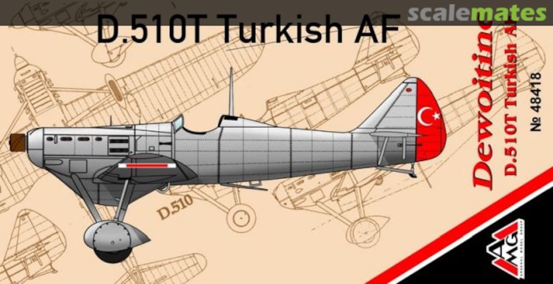 Boxart Dewoitine D.510T Turkish AF 48418 AMG Boxart Dewoitine D.510T Turkish AF 48418 AMG