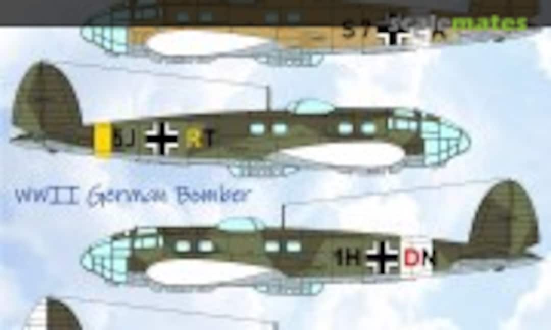 1:35 Heinkel He 111 H-6 Markings and Insignia Paint Mask set (DN Models 35/827-100) 35/827-100