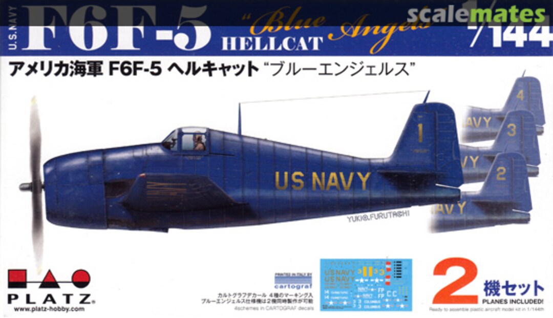 Boxart F6F-5 Hellcat "Blue Angels" PDR-26 Platz