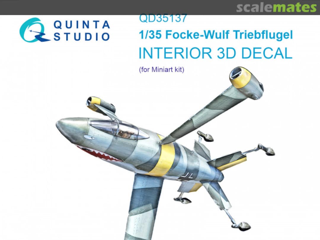 Boxart Focke-Wulf Triebflugel interior 3D decals QD35137 Quinta Studio