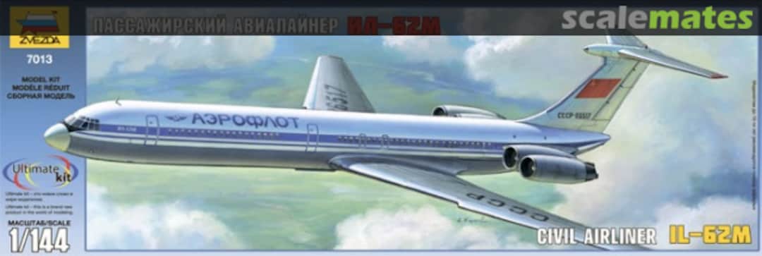Boxart IL-62 M 7013 Zvezda Boxart IL-62 M 7013 Zvezda