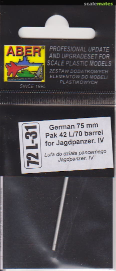 Boxart 75 mm Pak 42 L/70 barrel 72 L-31 Aber Boxart 75 mm Pak 42 L/70 barrel 72 L-31 Aber