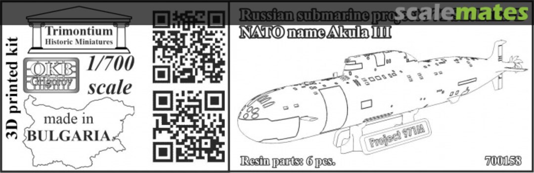 Boxart Project 971 Shchuka-B N700158 OKB Grigorov