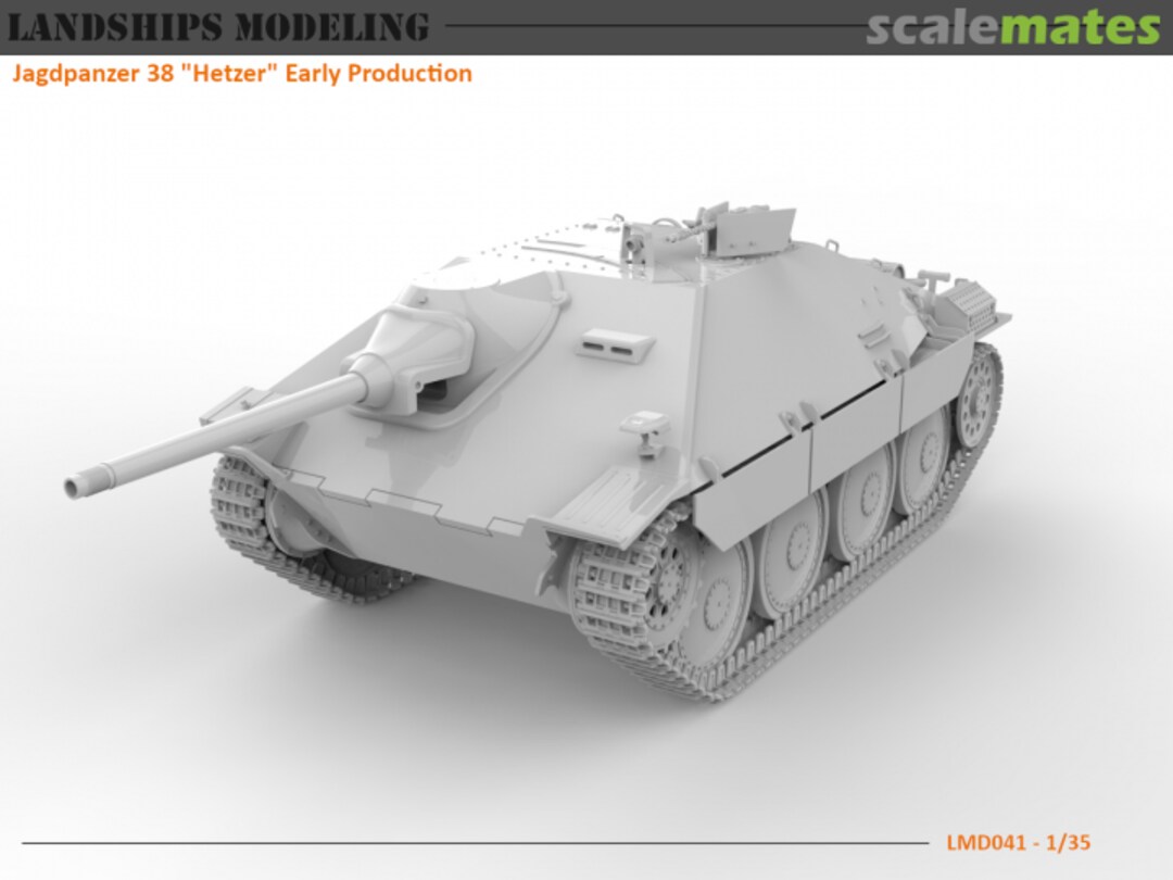 Boxart Jagdpanzer 38 "Hetzer" Early Production LMD041 Landships Modeling