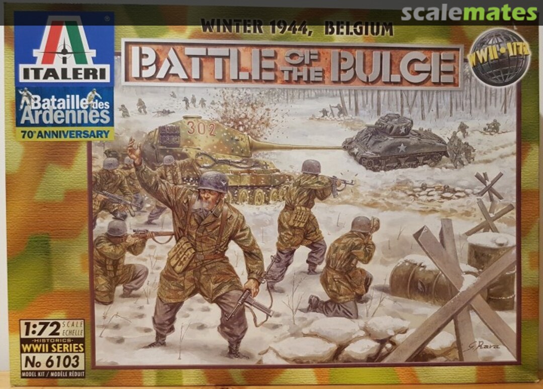 Boxart Battle of the Bulge - Winter 1944, Belgium 6103 Italeri