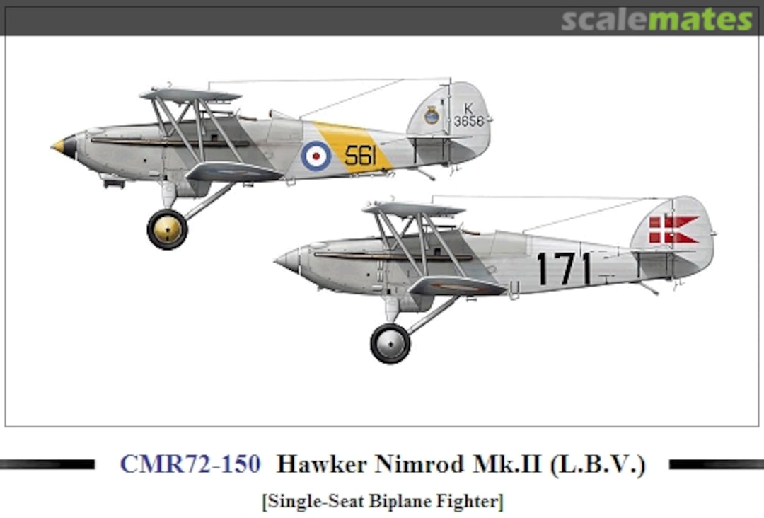 Boxart Hawker Nimrod Mk.II (L.B.V.) CMR72-150 CMR Boxart Hawker Nimrod Mk.II (L.B.V.) CMR72-150 CMR