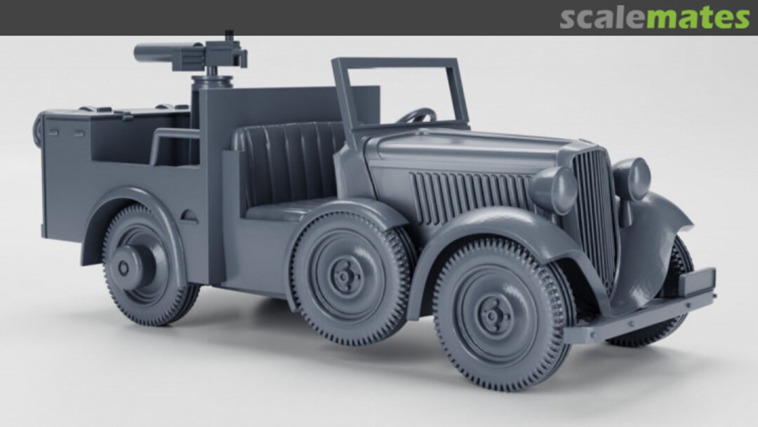 Boxart PzInż 302 - Fiat 508-518 with MG 87011120 EMP3d