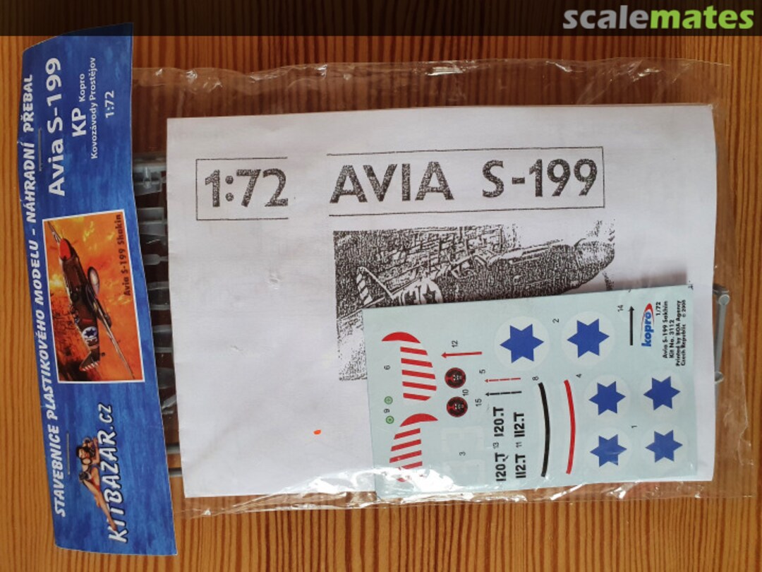 Boxart Avia S-199 (3112) Kitbazar.cz Boxart Avia S-199 (3112) Kitbazar.cz