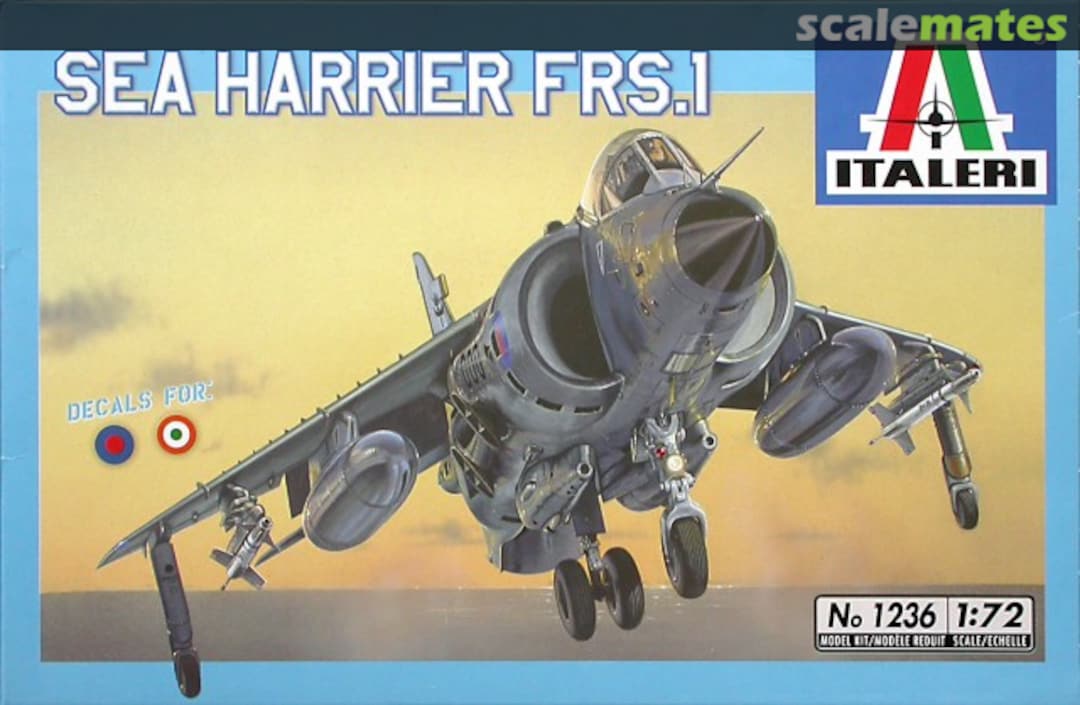 Boxart Sea Harrier FRS.1 1236 Italeri Boxart Sea Harrier FRS.1 1236 Italeri