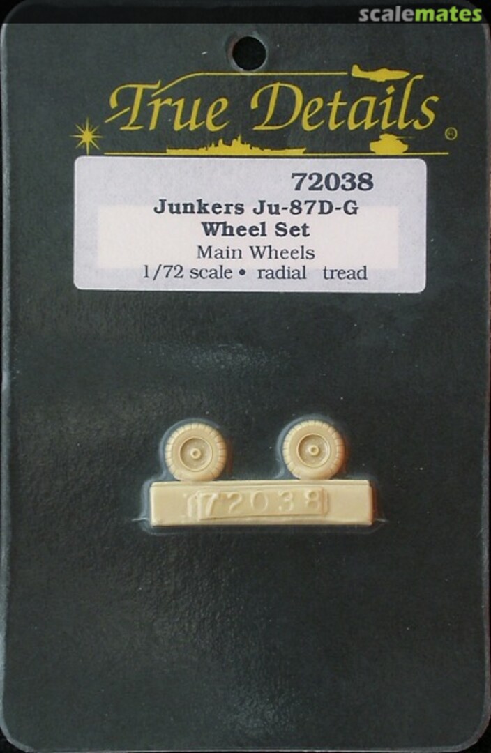 Boxart Junkers Ju 87 D-G Wheel Set 72038 True Details