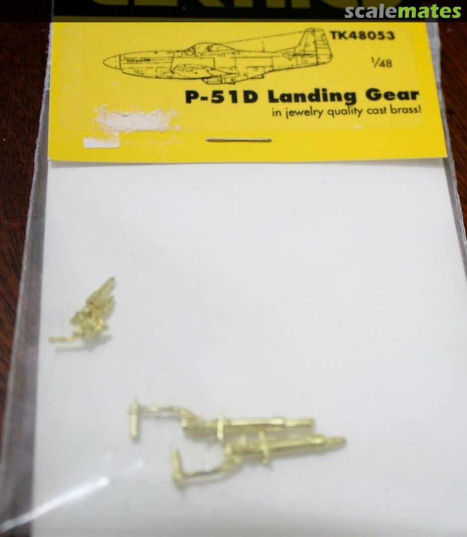 Boxart P-51D Landing Gear Legs TK48053 Teknics Boxart P-51D Landing Gear Legs TK48053 Teknics