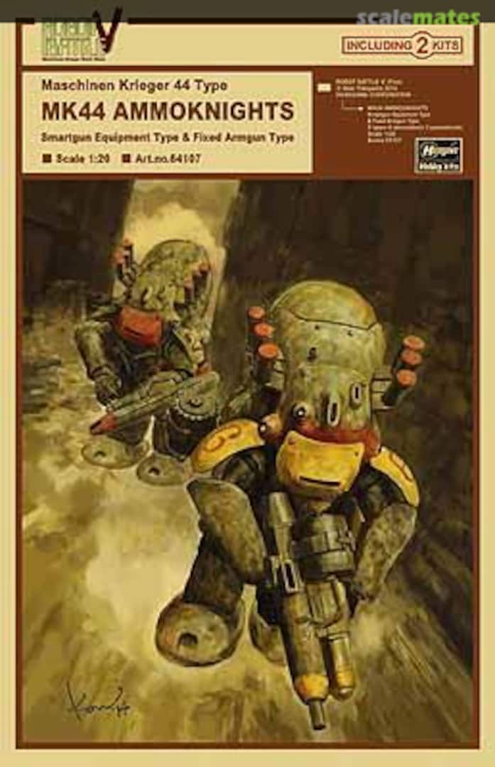 Boxart MK44 Ammoknights 64107 Hasegawa Boxart MK44 Ammoknights 64107 Hasegawa