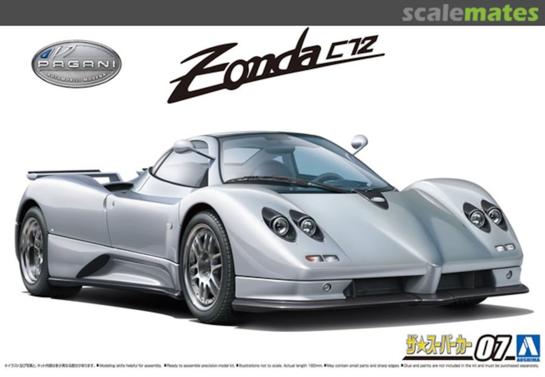 Boxart Pagani Zonda C12S '00 056028 Aoshima Boxart Pagani Zonda C12S '00 056028 Aoshima