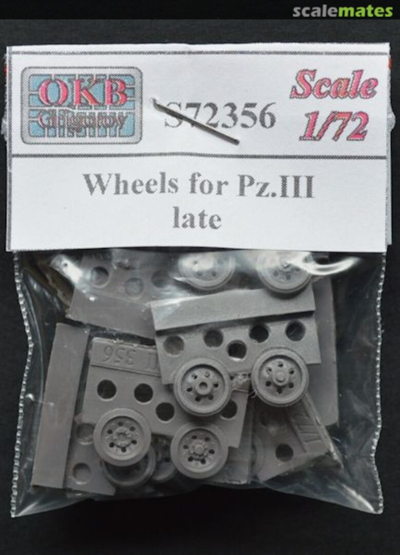 Boxart Wheels for Pz. III late S72356 OKB Grigorov Boxart Wheels for Pz. III late S72356 OKB Grigorov