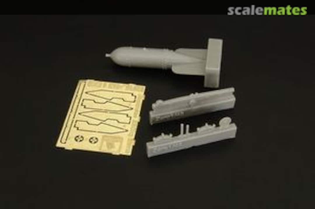 Boxart Japanese 250kg bomb with rack BRL48103 Brengun