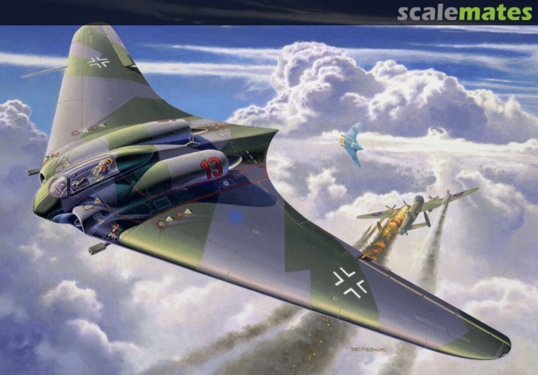 Boxart Horten / Gotha Go 229 A-1 03859 Revell Boxart Horten / Gotha Go 229 A-1 03859 Revell