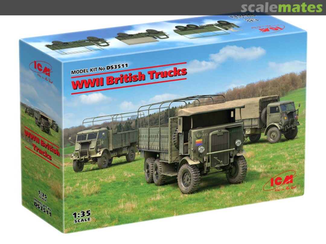 Contents WWII British Trucks DS3511 ICM Contents WWII British Trucks DS3511 ICM